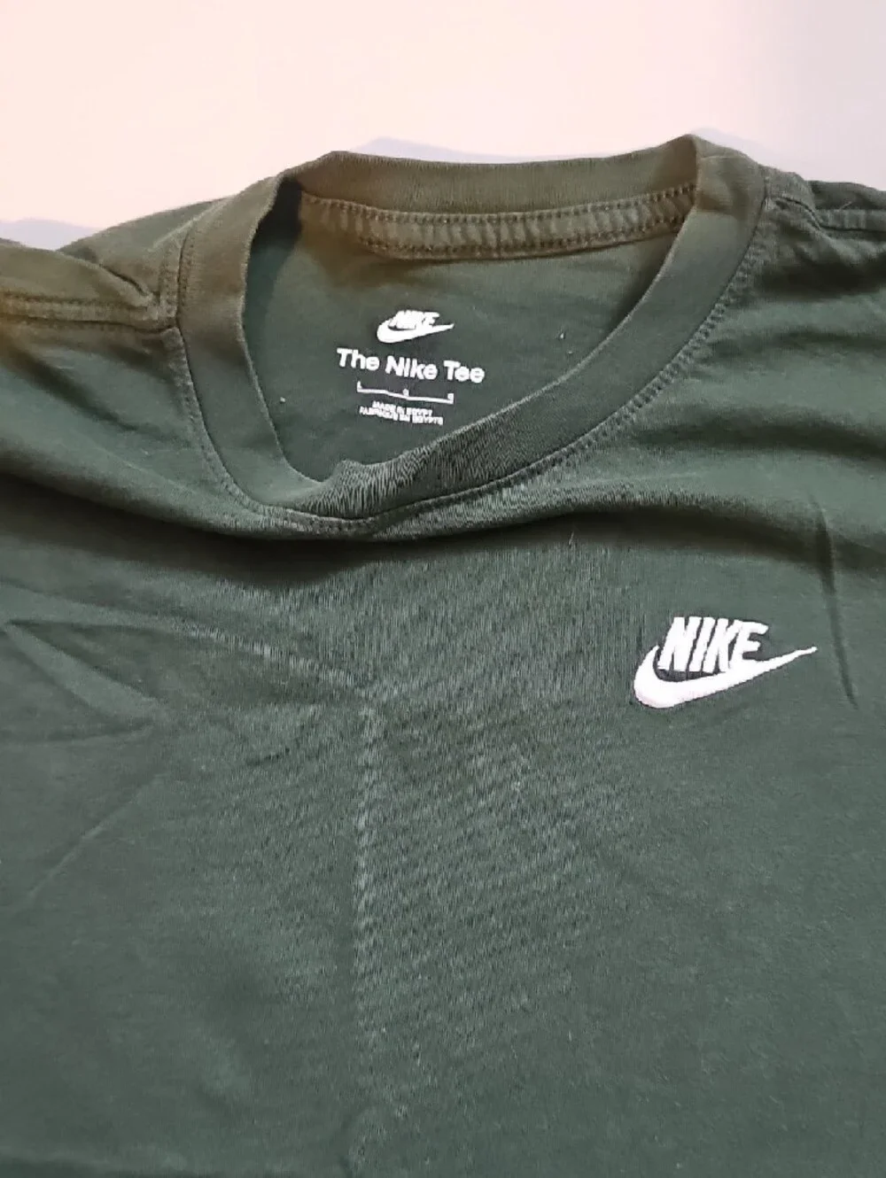 Nike Kids Short Sleeve Tee in Blue with White Logo